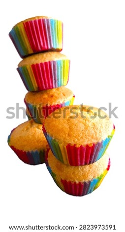Authentic, imperfect rustic-looking cupcakes featuring vibrant rainbow layers and cracked surfaces, symbolizing real home baking for Pride Month. Close-up of basic, easy-to-make rainbow celebration cupcakes with naturally cracked tops, perfect for casual cooking blunders, love, and diversity themes.  Charm of vanilla, citrus, orange, lemon, plain cupcakes with cracked tops and rustic appearance in colorful rainbow wrappers.