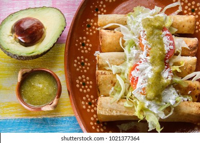 Authentic Mexican Flautas