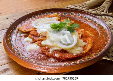Authentic Mexican Red Enchiladas