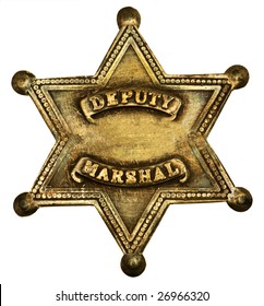 Authentic Star-shaped Deputy Marshall Badge