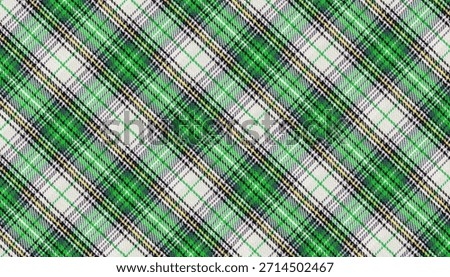 Authentic tartan wool texture in festive colors, blending red, green, and white. Great for upholstery, craft projects, vintage designs, or adding a warm touch to seasonal visuals.