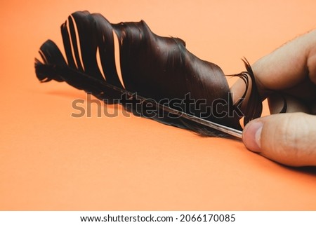 Image, Stock Photo Legs 2 Black Leather Gray