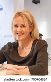 Author Jojo Moyes At The Frankfurt Bookfair / Buchmesse Frankfurt 2015 In Frankfurt Am Main, Germany