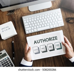 Authorization Permission Network Security System Concept