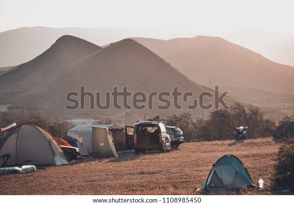 auto camping at\
Crimea