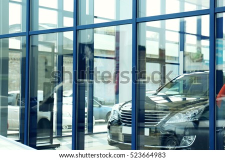 Auto dealership building