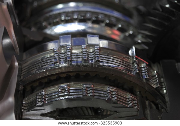 Auto engine of\
close-up
