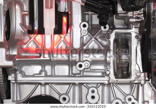 Auto engine of
close-up