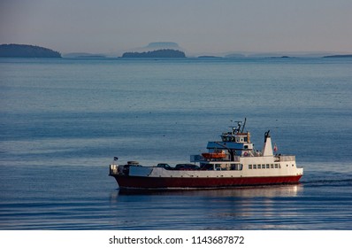 An Auto Ferry Near Rockland, Maine