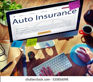 Auto Insurance Vehicle Protection Concept