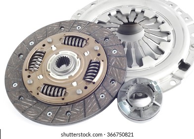 auto parts: clutch plate disk and basket - Shutterstock ID 366750821