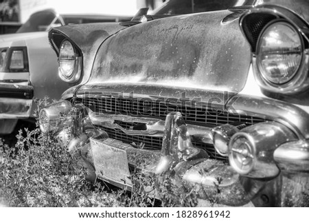 Similar – Image, Stock Photo Old rusty car Engines