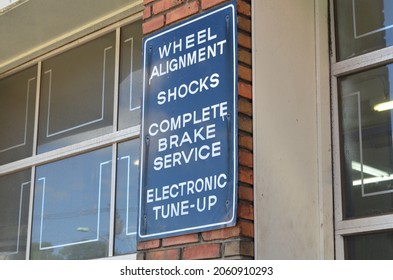 Auto Repair Shop Work Sign