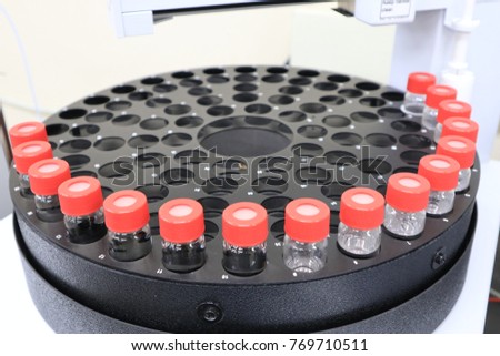 Auto sampler of gas chromatography