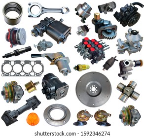 Auto Spare Parts Car On White Stock Photo 1592346274 | Shutterstock