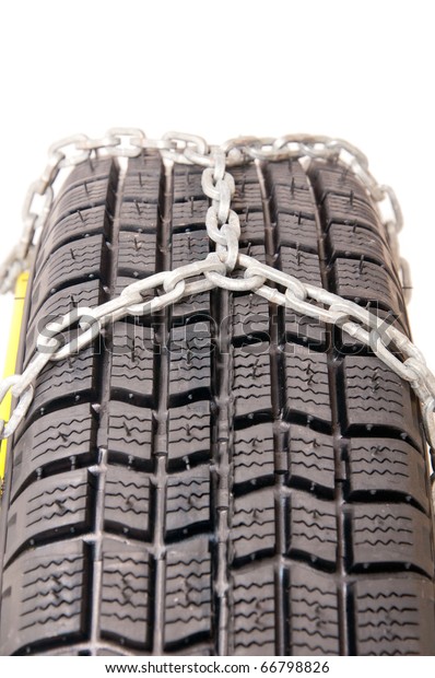 Auto tire chains for\
snow