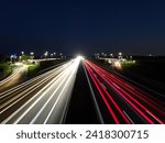 Autobahn Munich A9 Highway Night