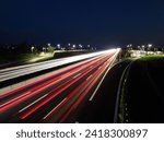 Autobahn Munich A9 Highway Night