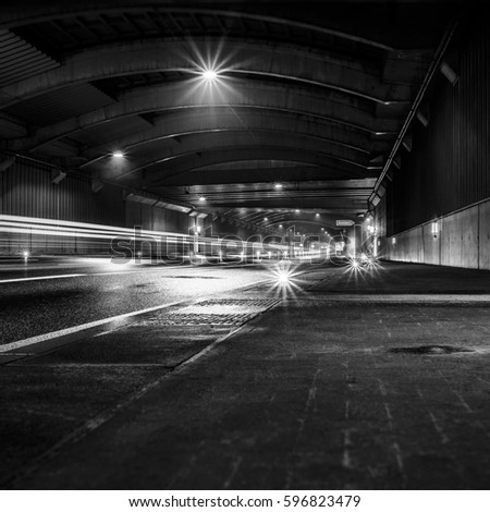 Similar – night’s rest Bridge Tunnel