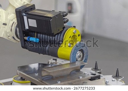 Automated Robotic Arm Angular Grinder Metal Fabrication Production Process