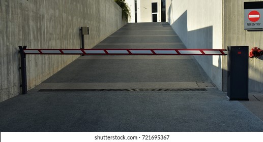 Automatic Barrier, Entrance To The Parking Lot