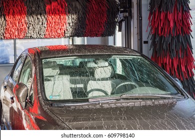 Automatic Brush Car Wash.