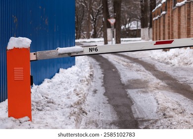 Automatic car barrier gate security in a town