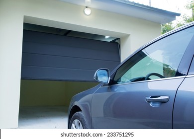 Automatic And Convenient   Garage Doors Opening For A Car