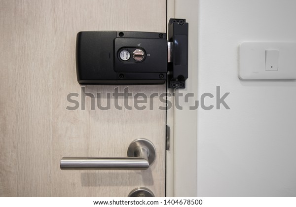 Automatic Door Lock System Condominium Stock Photo Edit Now