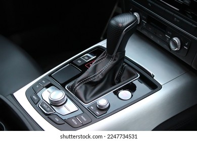 Automatic Gearshift inside a car