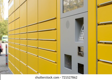 Automatic mailboxes of the German mail.