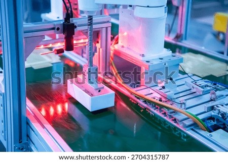 automatic pneumatic piston sucker unit on industrial machine,automation compressed air factory production