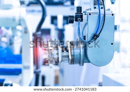 automatic pneumatic piston unit on industrial machine,automation compressed air factory production