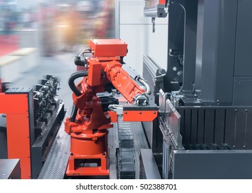 Automatic Robotic Arm For Metal Operations