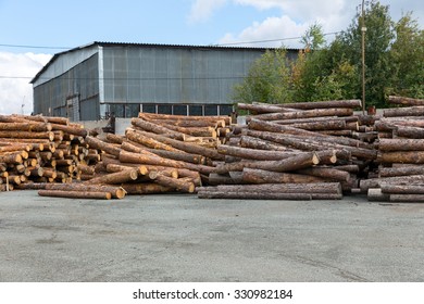 Automatic sorting logs diameter at the sawmill
