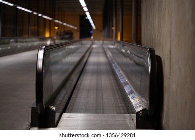 automatic treadmill in the subway
