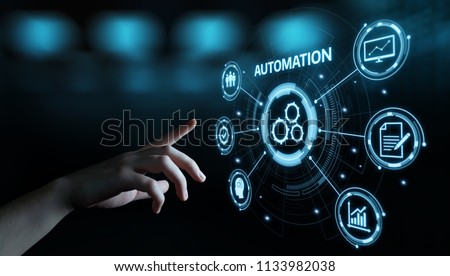 Automation Software Technology Process System Business concept.
