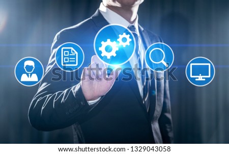 Automation Software Technology Process System Business concept