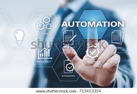 Automation Software Technology Process System Business concept.