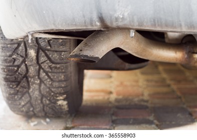 Automobile exhaust emissions - Shutterstock ID 365558903