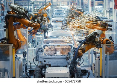 Automobile production - Shutterstock ID 605472758