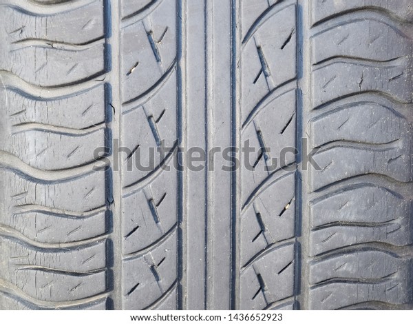 Automobile wheel. Rubber tires. Summer rubber
set for the car. Wheel tread
pattern.