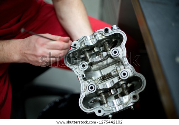 Automotive engine repair, work\
tools.
