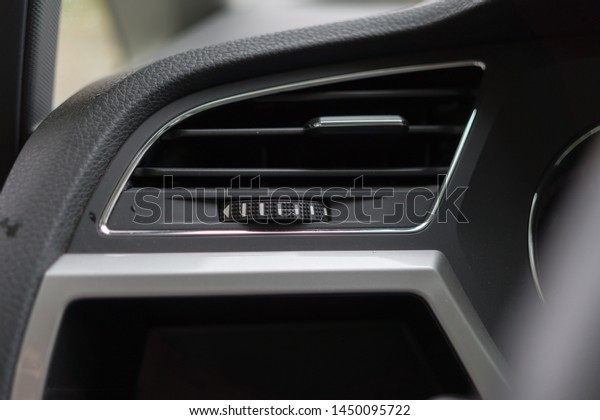Automotive Interior Close up, Air Conditioning
System, Ventilator
Grille.