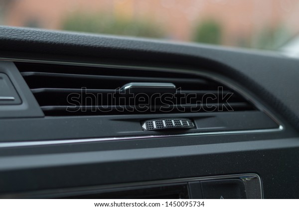 Automotive Interior Close up, Air Conditioning\
System, Ventilator\
Grille.