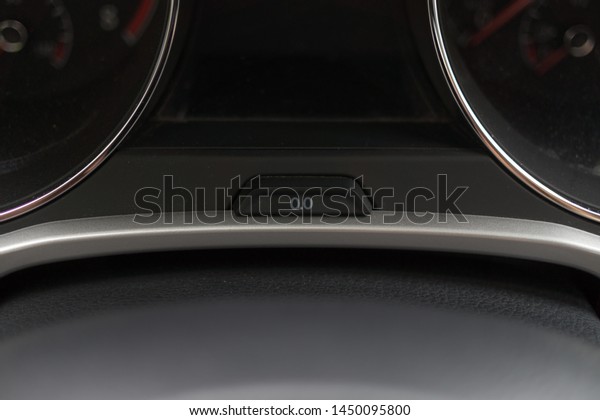 Automotive Interior,\
Dashboard Close up.