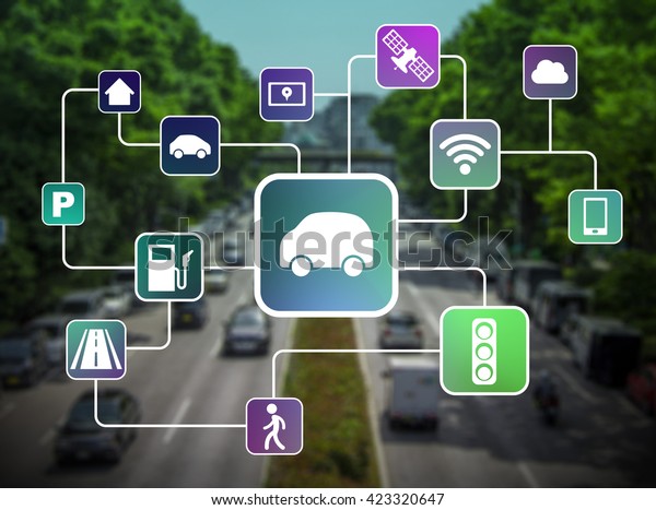 automotive technologies, smart transportation,\
abstract image\
visual