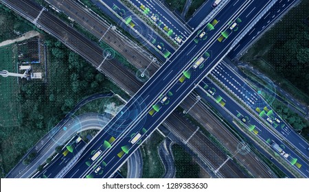 Automotive Technology Concept. ITS (Intelligent Transport Systems). ADAS (Advanced Driver Assistance System).