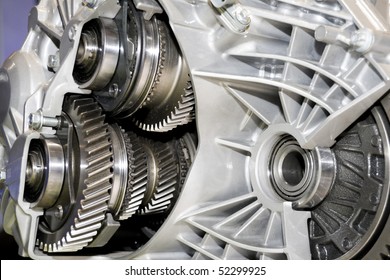 Automotive transmission gearbox with lots of details - Shutterstock ID 52299925