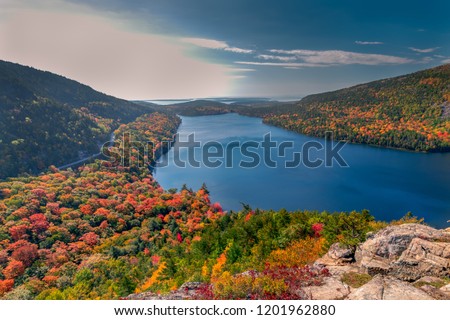 Autumn in Acadia National Park, Maine, USA